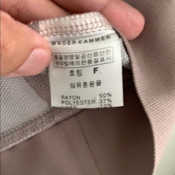 Wnderkammer Loose Fit Modern Crop Top - Size Small - Picture 6 of 6